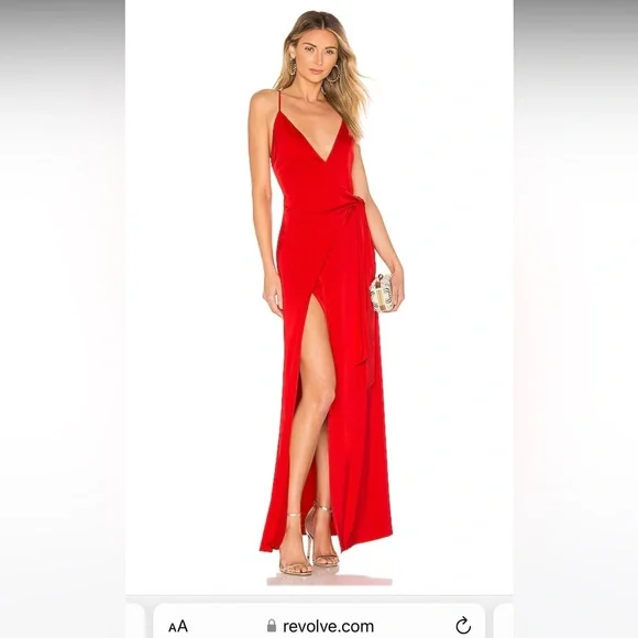 nbd red dress NBD Jake Gown in Red Size XS